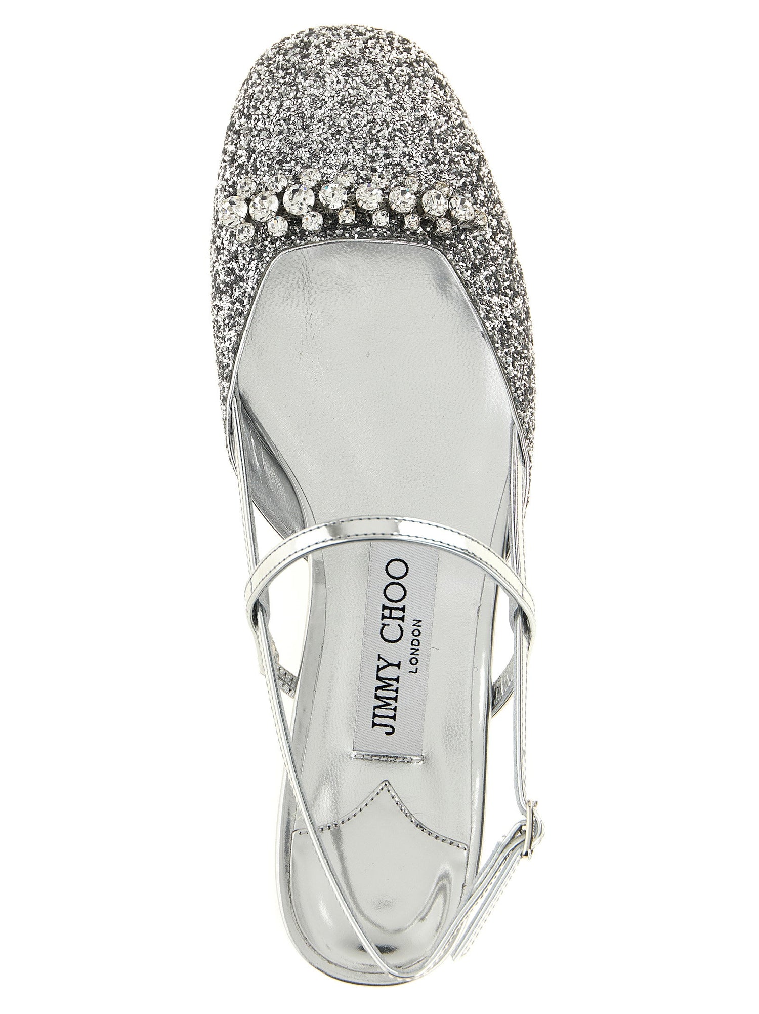Jimmy Choo Belinda Slingback Silver