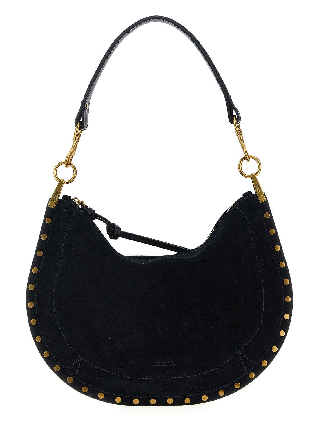 Isabel Marant Oskan Soft Zip Handbag Black