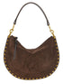Isabel Marant Oskan Soft Zip Handbag Brown