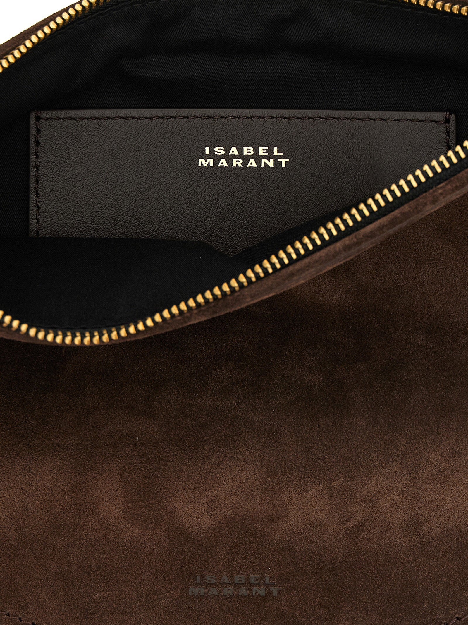 Isabel Marant Oskan Soft Zip Handbag Brown