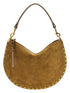 Isabel Marant Oskan Hobo Zipped Shoulder Bag Brown