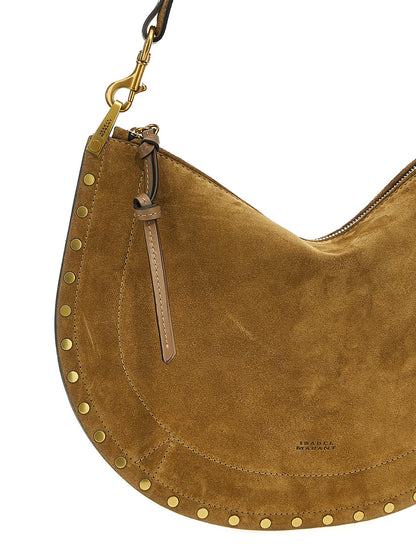 Isabel Marant Oskan Hobo Zipped Shoulder Bag Brown