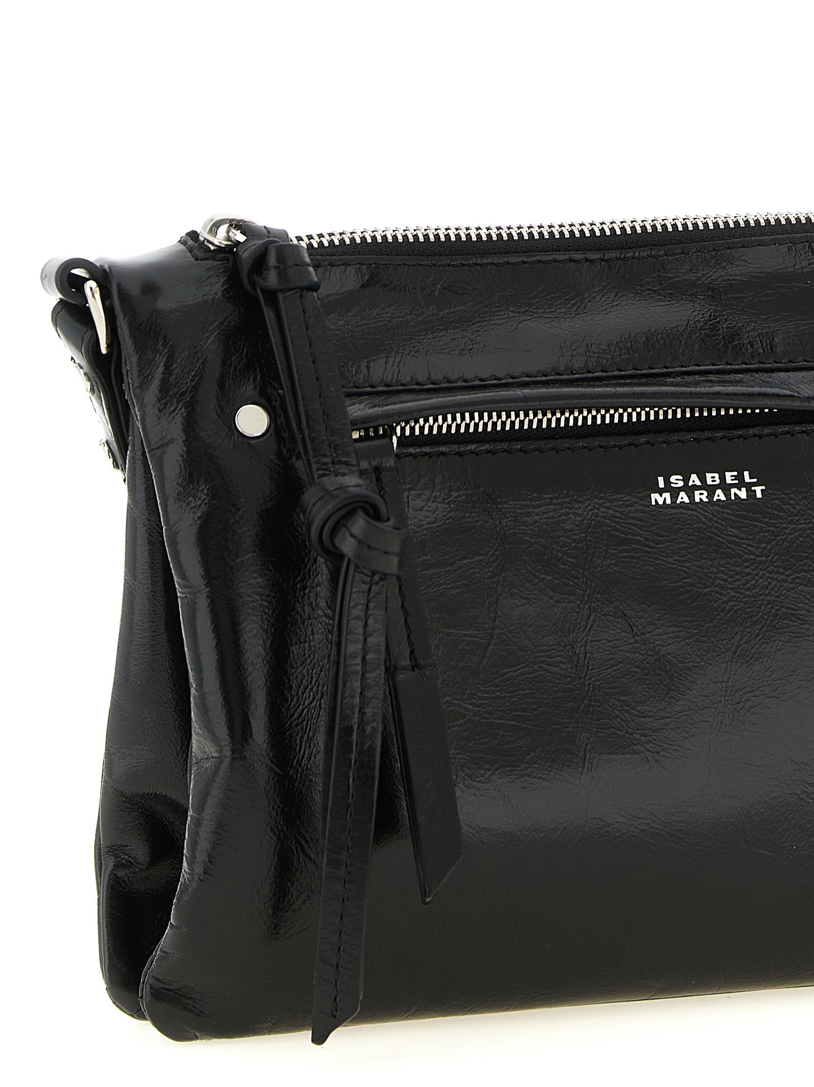 Isabel Marant Winna Duo Crossbody Bag Black