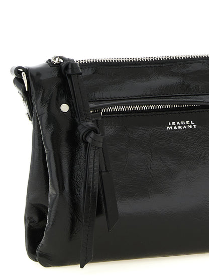 Isabel Marant Winna Duo Crossbody Bag Black
