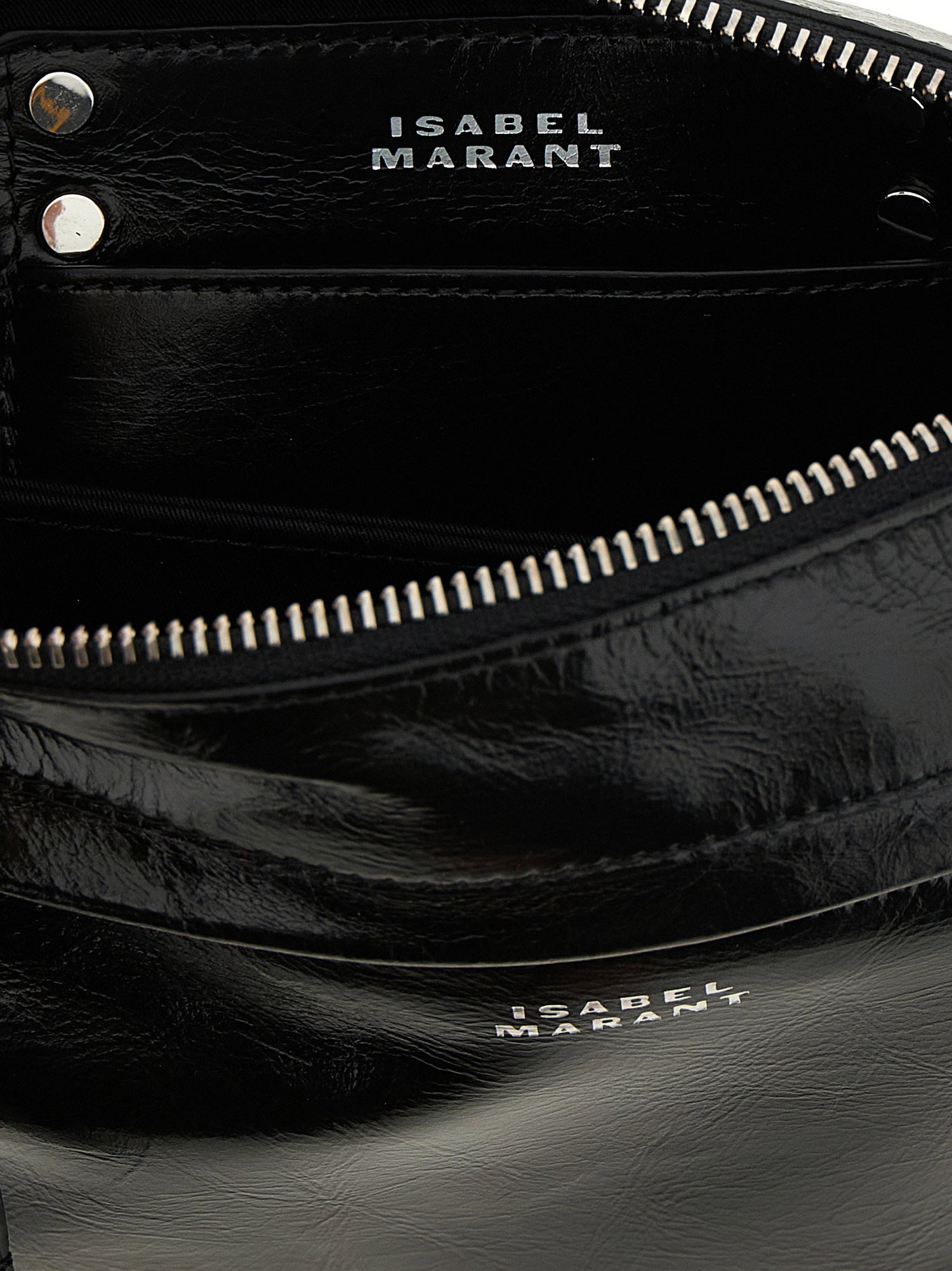 Isabel Marant Winna Duo Crossbody Bag Black
