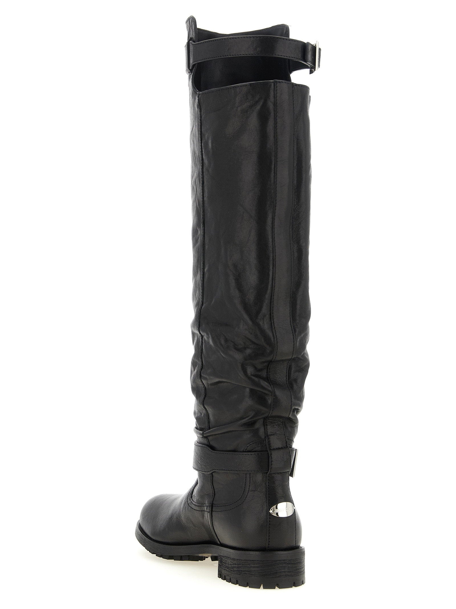 Jimmy Choo Biker Kb Boots Black