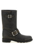 Jimmy Choo Biker Mid Ankle Boots Black