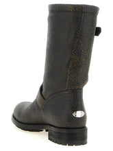 Jimmy Choo Biker Mid Ankle Boots Black