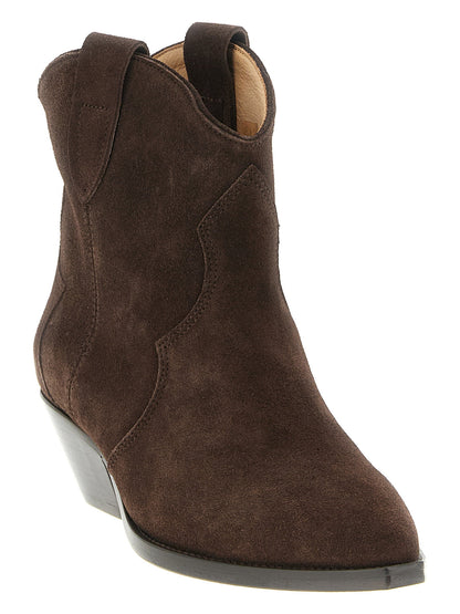 Isabel Marant Dewina Ankle Boots Brown