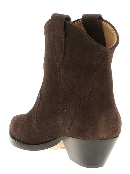 Isabel Marant Dewina Ankle Boots Brown