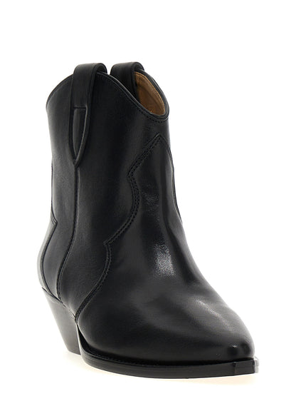 Isabel Marant Dewina Ankle Boots Black  