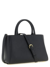 Elisabetta Franchi Maxi Logo Shopping Bag Black