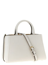 Elisabetta Franchi Maxi Logo Shopping Bag White