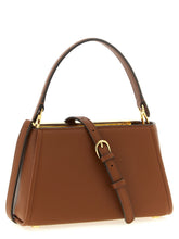 Elisabetta Franchi Maxi Logo Handbag Brown