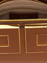 Elisabetta Franchi Maxi Logo Handbag Brown