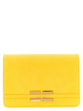 Elisabetta Franchi Logo Shoulder Strap Yellow