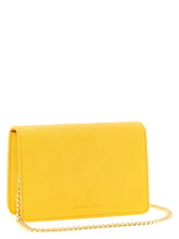 Elisabetta Franchi Logo Shoulder Strap Yellow