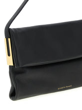 Elisabetta Franchi Logo Shoulder Bag Black
