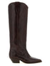 Isabel Marant Denvee Western Style High Boots Bordeaux