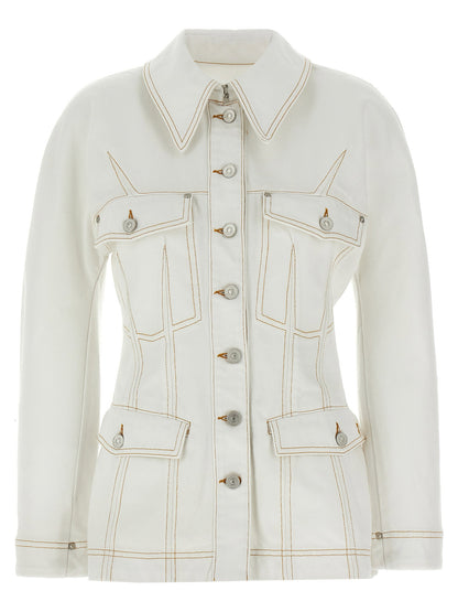 Givenchy Denim Jacket White