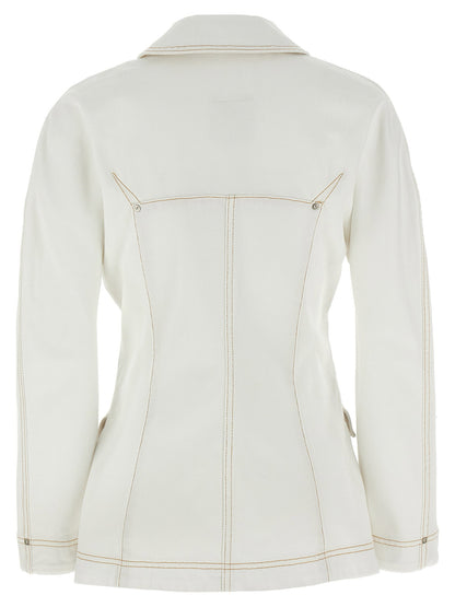 Givenchy Denim Jacket White