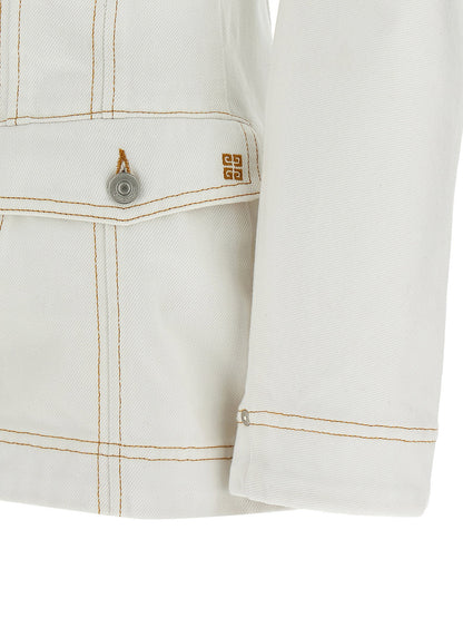 Givenchy Denim Jacket White