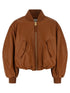 Givenchy Cropped Bomber Jacket Brown