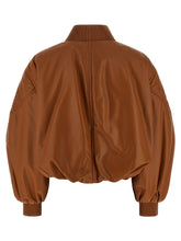 Givenchy Cropped Bomber Jacket Brown
