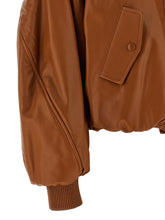 Givenchy Cropped Bomber Jacket Brown