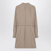 Givenchy Taupe Safari Poplin Shirt Dress Beige