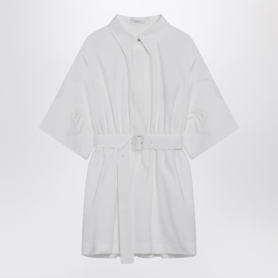 Givenchy Mini Poplin Shirt Dress White