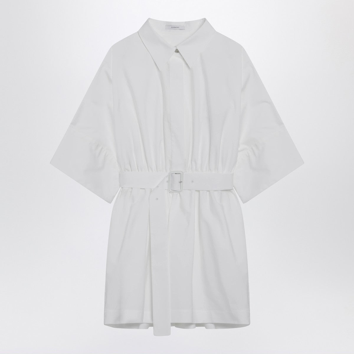Givenchy Mini Poplin Shirt Dress White