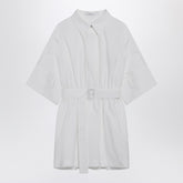 Givenchy Mini Poplin Shirt Dress White