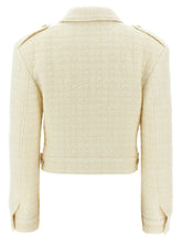 Givenchy Military Blazer White