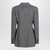 Givenchy Grey Double-Breasted Wool Jacket Grey