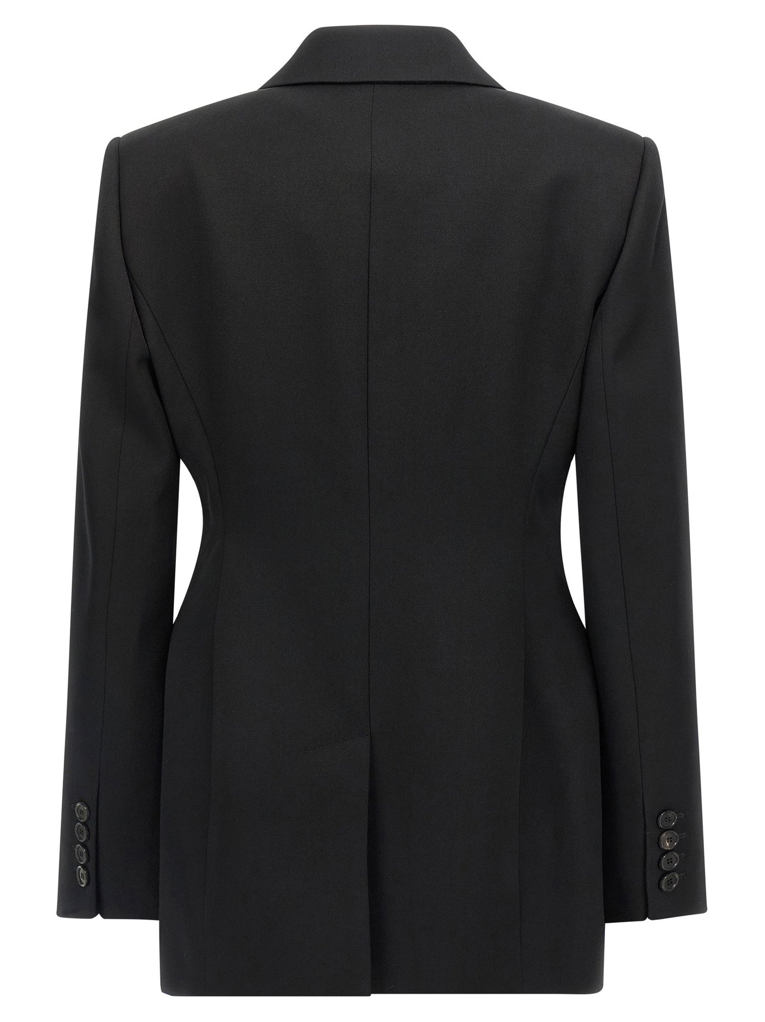 Givenchy Satin Lapel Blazer Black