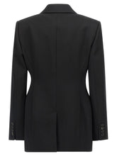 Givenchy Satin Lapel Blazer Black