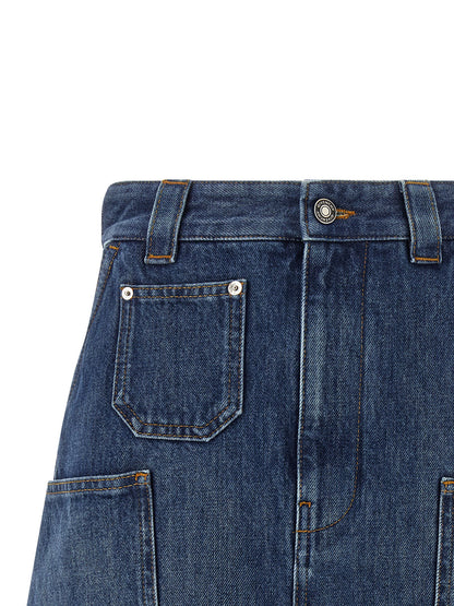 Givenchy Denim Skirt Blue