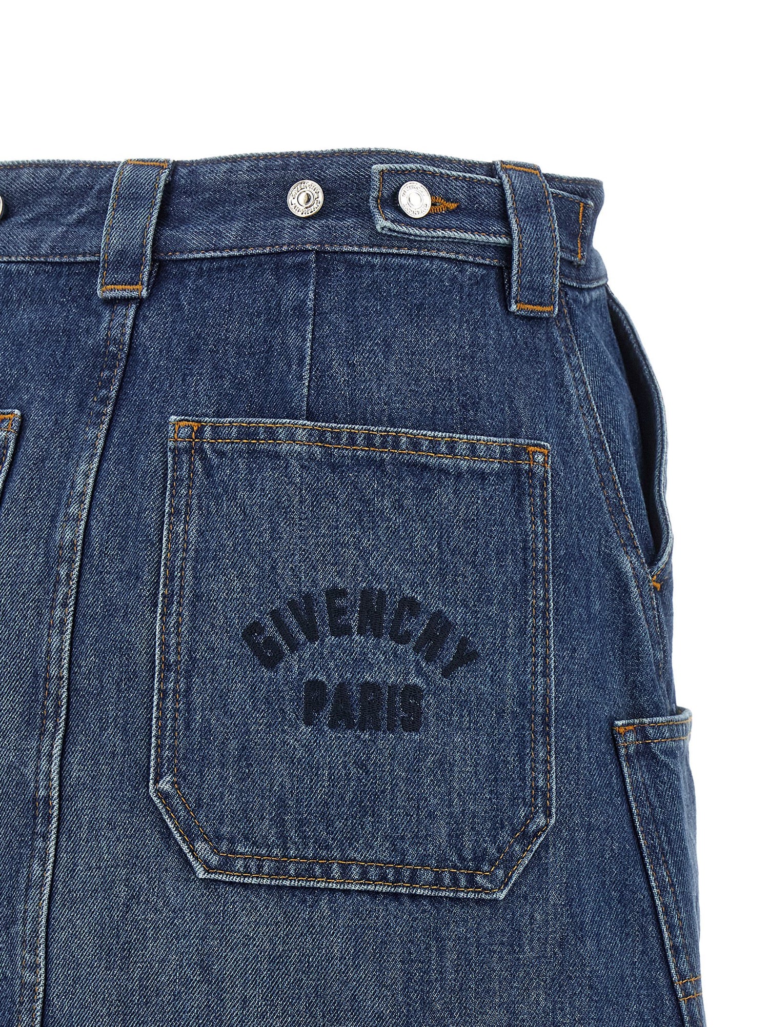 Givenchy Denim Skirt Blue