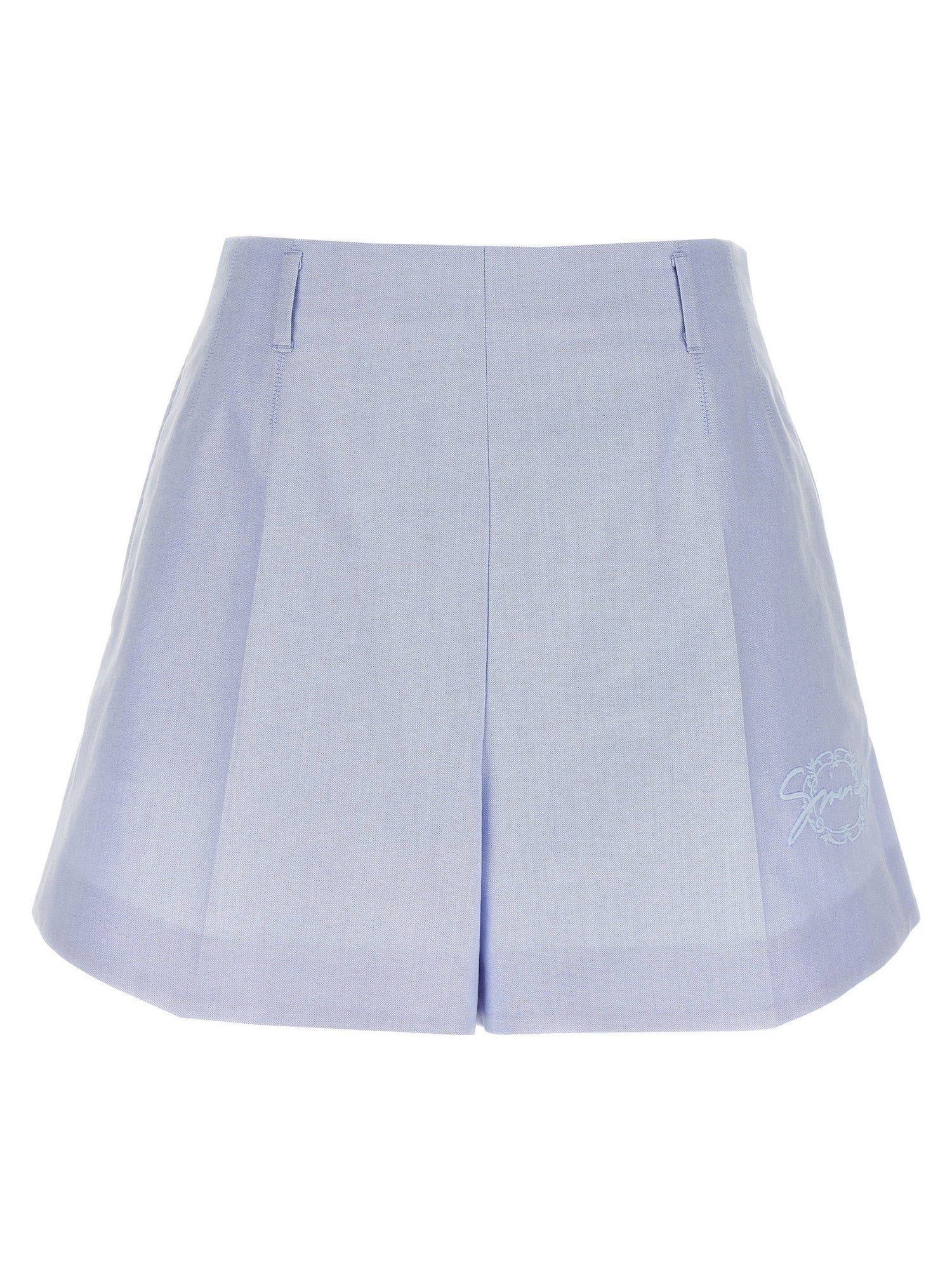 Givenchy Embroidery Shorts Light Blue