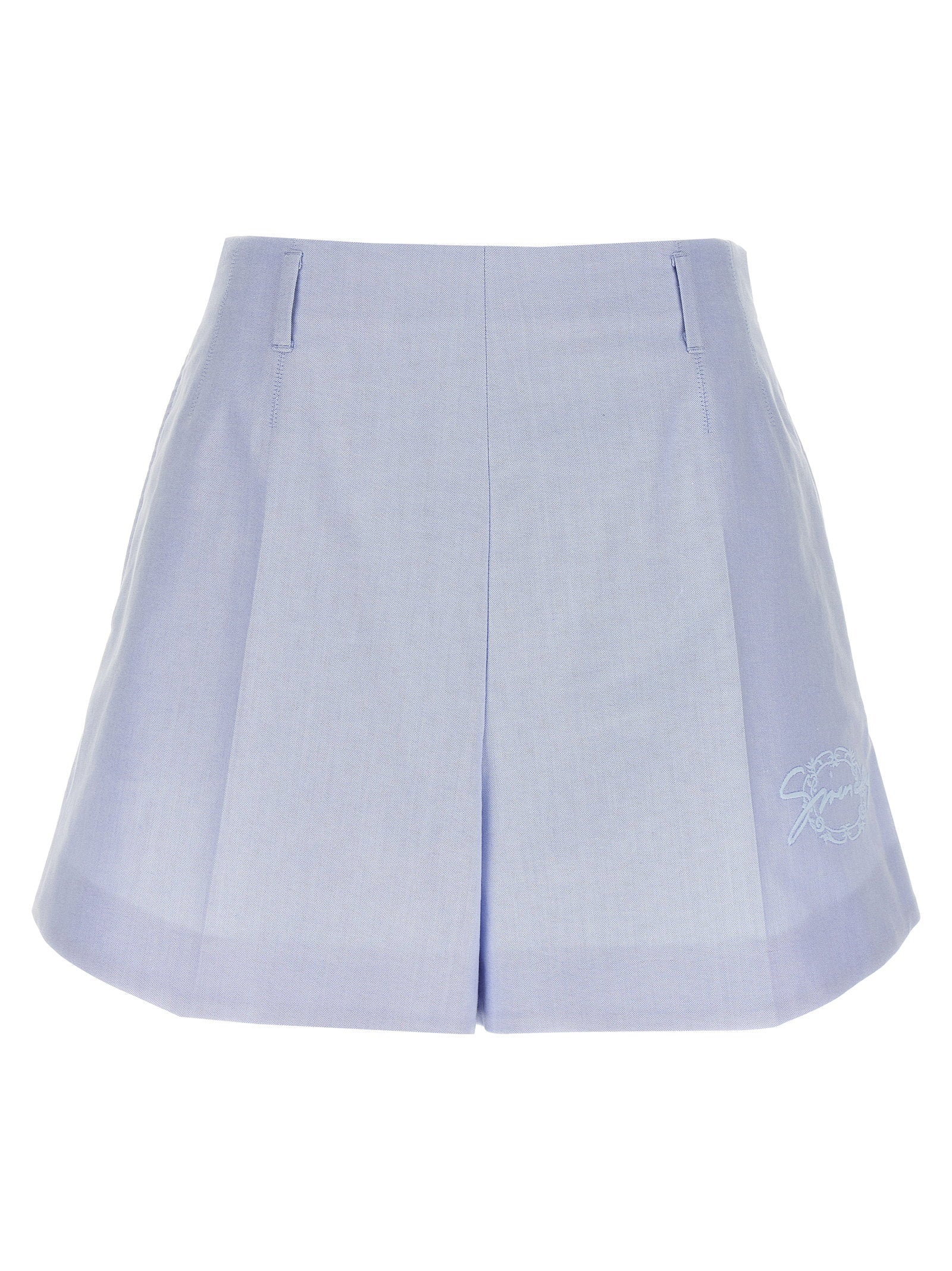 Givenchy Embroidery Shorts Light Blue