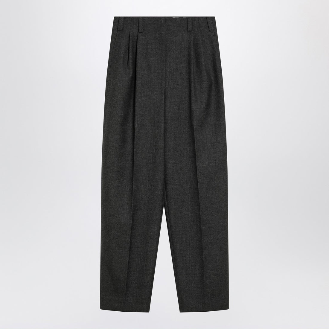 Givenchy Grey Wool Pleated Trousers Grey