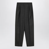 Givenchy Grey Wool Pleated Trousers Grey