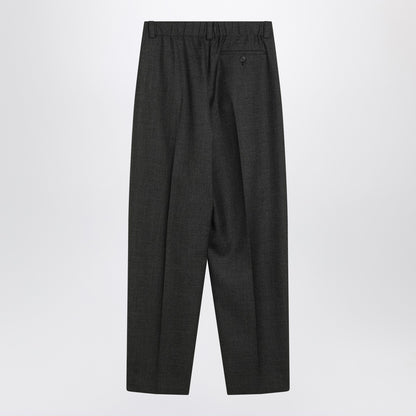 Givenchy Grey Wool Pleated Trousers Grey