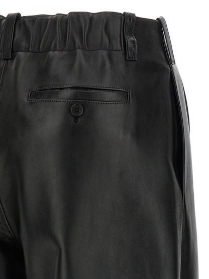 Givenchy Leather Pants Black