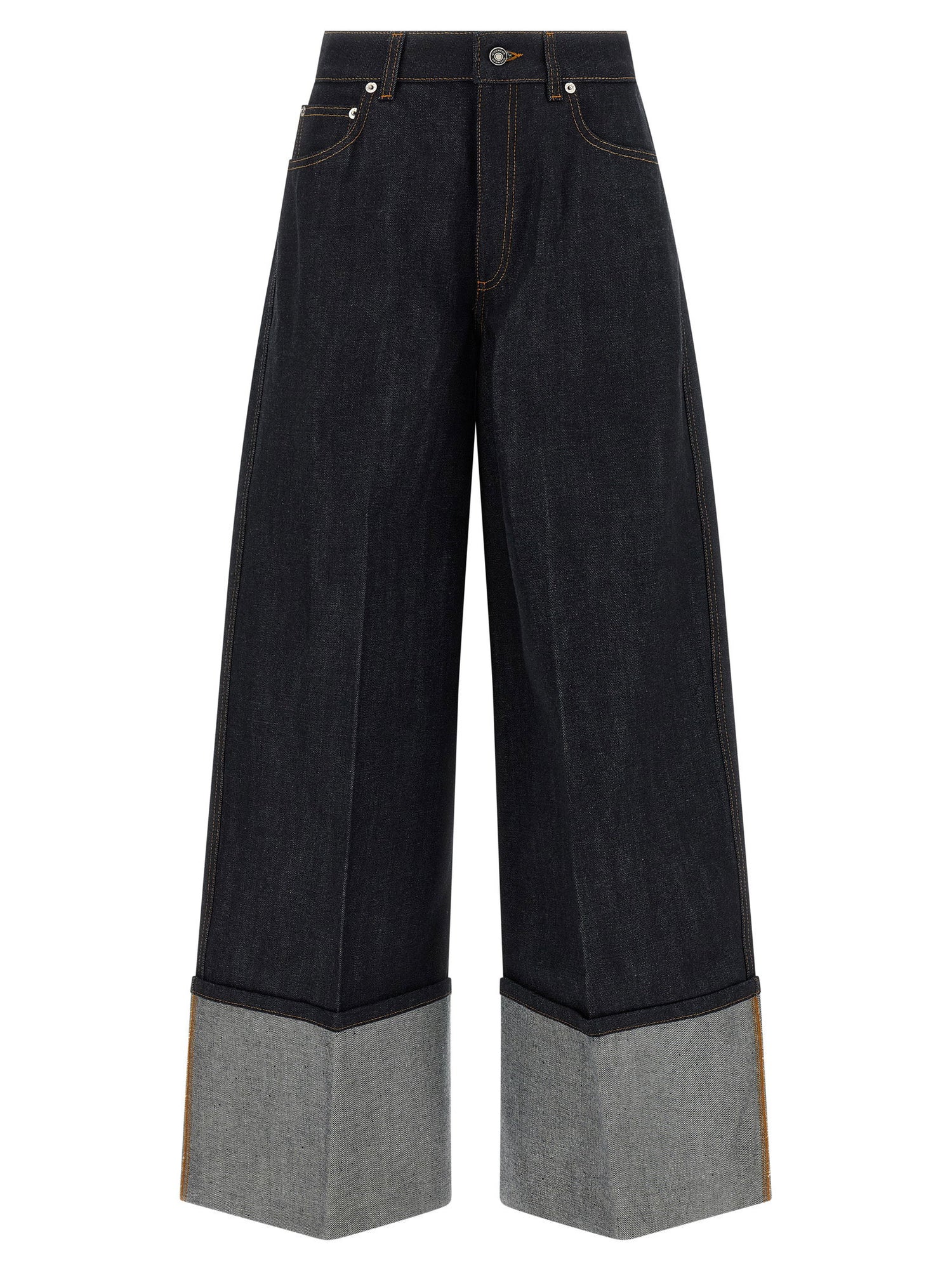 Givenchy Turn Up Jeans Blue