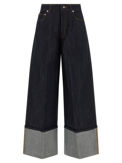 Givenchy Turn Up Jeans Blue