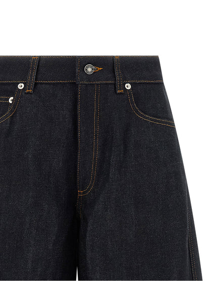 Givenchy Turn Up Jeans Blue