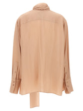 Givenchy Pussy Bow Blouse Beige