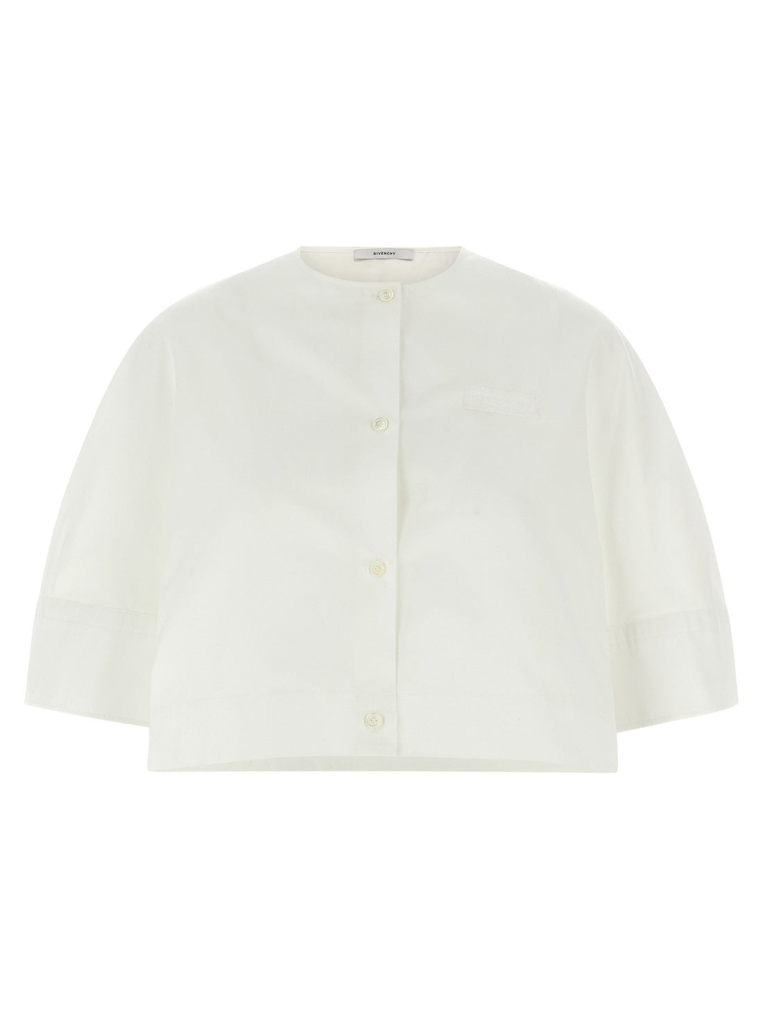 Givenchy Cropped Shirt White